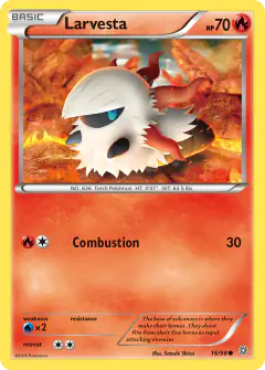 Larvesta Common card from Ancient Origins