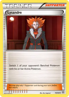 Lysandre Uncommon card from Ancient Origins