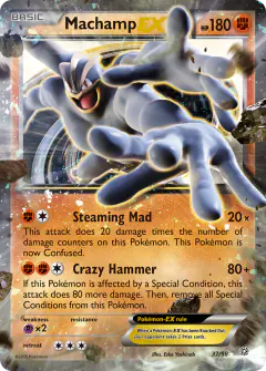 Machamp-EX Rare Holo EX card from Ancient Origins