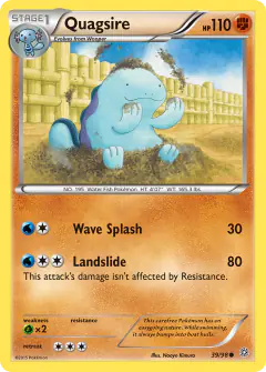 Quagsire Common card from Ancient Origins