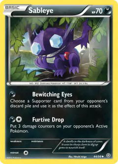 Sableye Uncommon card from Ancient Origins