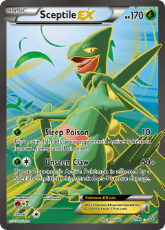 Sceptile-EX Rare Ultra card from Ancient Origins
