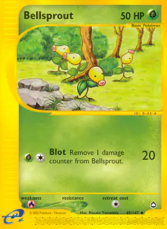 Bellsprout Uncommon card from Aquapolis
