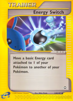 Energy Switch Uncommon card from Aquapolis
