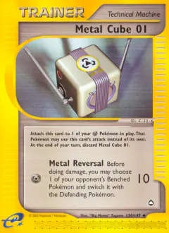Metal Cube 01 Uncommon card from Aquapolis