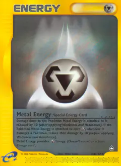 Metal Energy Rare card from Aquapolis