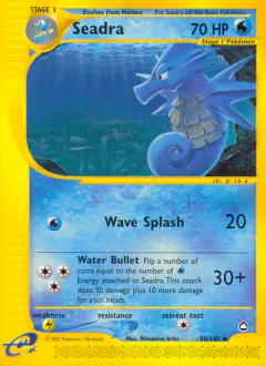 Seadra Uncommon card from Aquapolis
