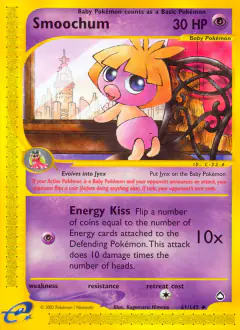 Smoochum Uncommon card from Aquapolis