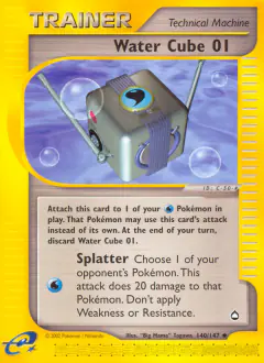 Water Cube 01 Uncommon card from Aquapolis