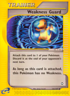 Weakness Guard Uncommon card from Aquapolis