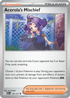 Acerola's Mischief Uncommon card from Ascended Heroes