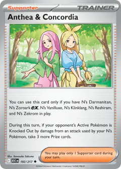 Anthea & Concordia Uncommon card from Ascended Heroes