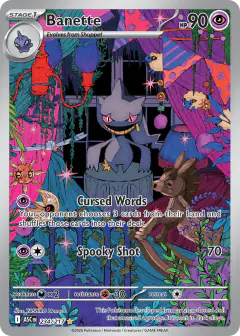 Banette Illustration Rare card from Ascended Heroes