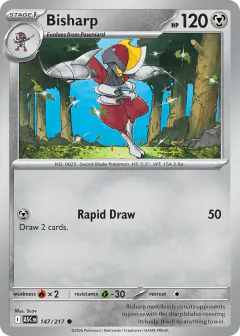 Bisharp Common card from Ascended Heroes