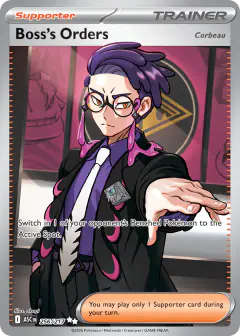 Boss's Orders Ultra Rare card from Ascended Heroes