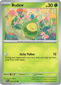 Budew Common card from Ascended Heroes