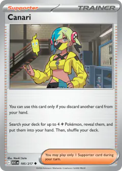 Canari Uncommon card from Ascended Heroes