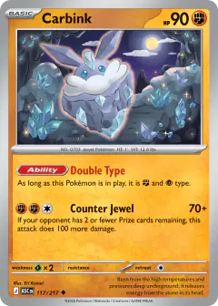 Carbink Uncommon card from Ascended Heroes