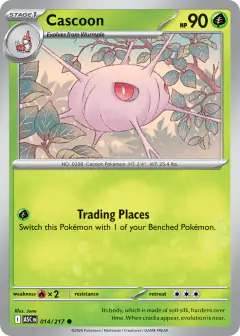 Cascoon Common card from Ascended Heroes
