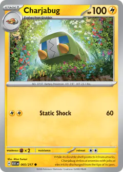 Charjabug Common card from Ascended Heroes