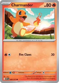 Charmander Common card from Ascended Heroes