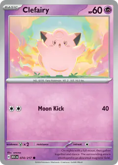 Clefairy Common card from Ascended Heroes