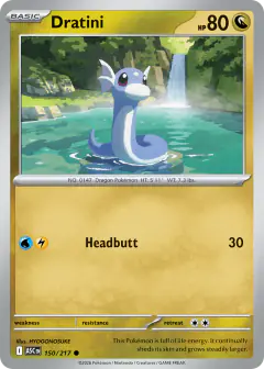 Dratini Common card from Ascended Heroes