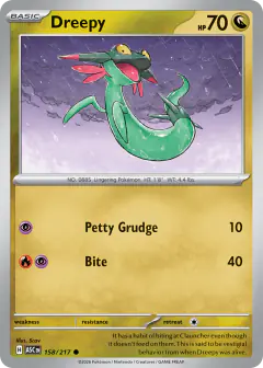 Dreepy Common card from Ascended Heroes
