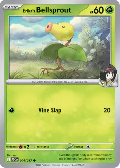 Erika's Bellsprout Common card from Ascended Heroes