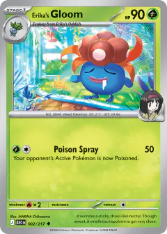 Erika's Gloom Uncommon card from Ascended Heroes