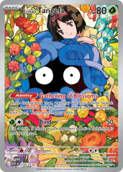Erika's Tangela Illustration Rare card from Ascended Heroes