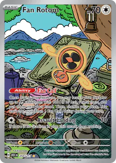Fan Rotom Illustration Rare card from Ascended Heroes