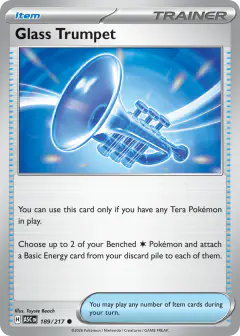 Glass Trumpet Common card from Ascended Heroes