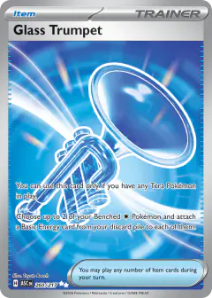 Glass Trumpet Ultra Rare card from Ascended Heroes