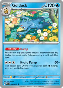 Golduck Uncommon card from Ascended Heroes