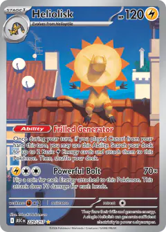 Heliolisk Illustration Rare card from Ascended Heroes