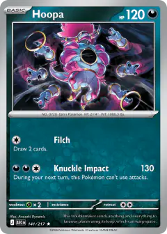 Hoopa Rare card from Ascended Heroes