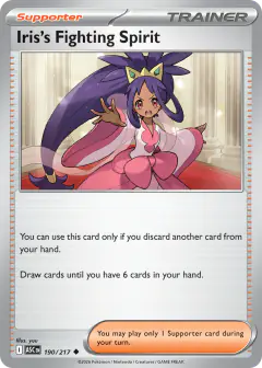 Iris's Fighting Spirit Uncommon card from Ascended Heroes