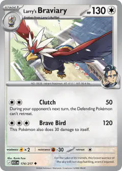 Larry's Braviary Uncommon card from Ascended Heroes