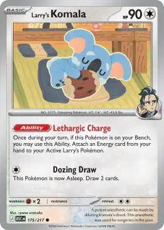 Larry's Komala Common card from Ascended Heroes
