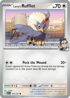 Larry's Rufflet Common card from Ascended Heroes