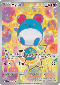 Marill Illustration Rare card from Ascended Heroes