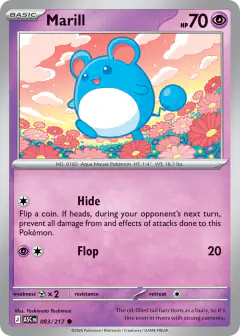Marill Common card from Ascended Heroes