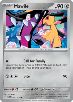 Mawile Uncommon card from Ascended Heroes