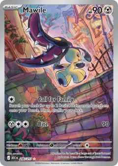 Mawile Illustration Rare card from Ascended Heroes