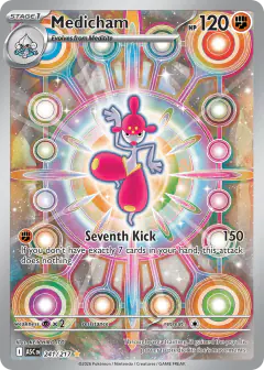 Medicham Illustration Rare card from Ascended Heroes