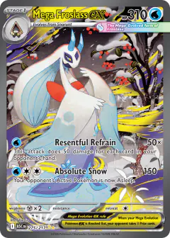 Mega Froslass ex Special Illustration Rare card from Ascended Heroes