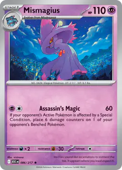 Mismagius Rare card from Ascended Heroes