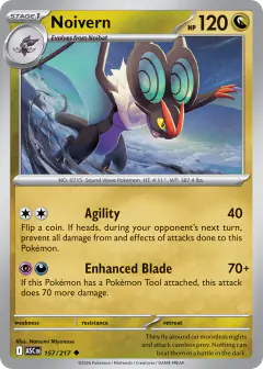 Noivern Uncommon card from Ascended Heroes