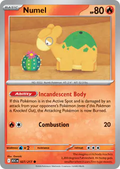 Numel Common card from Ascended Heroes